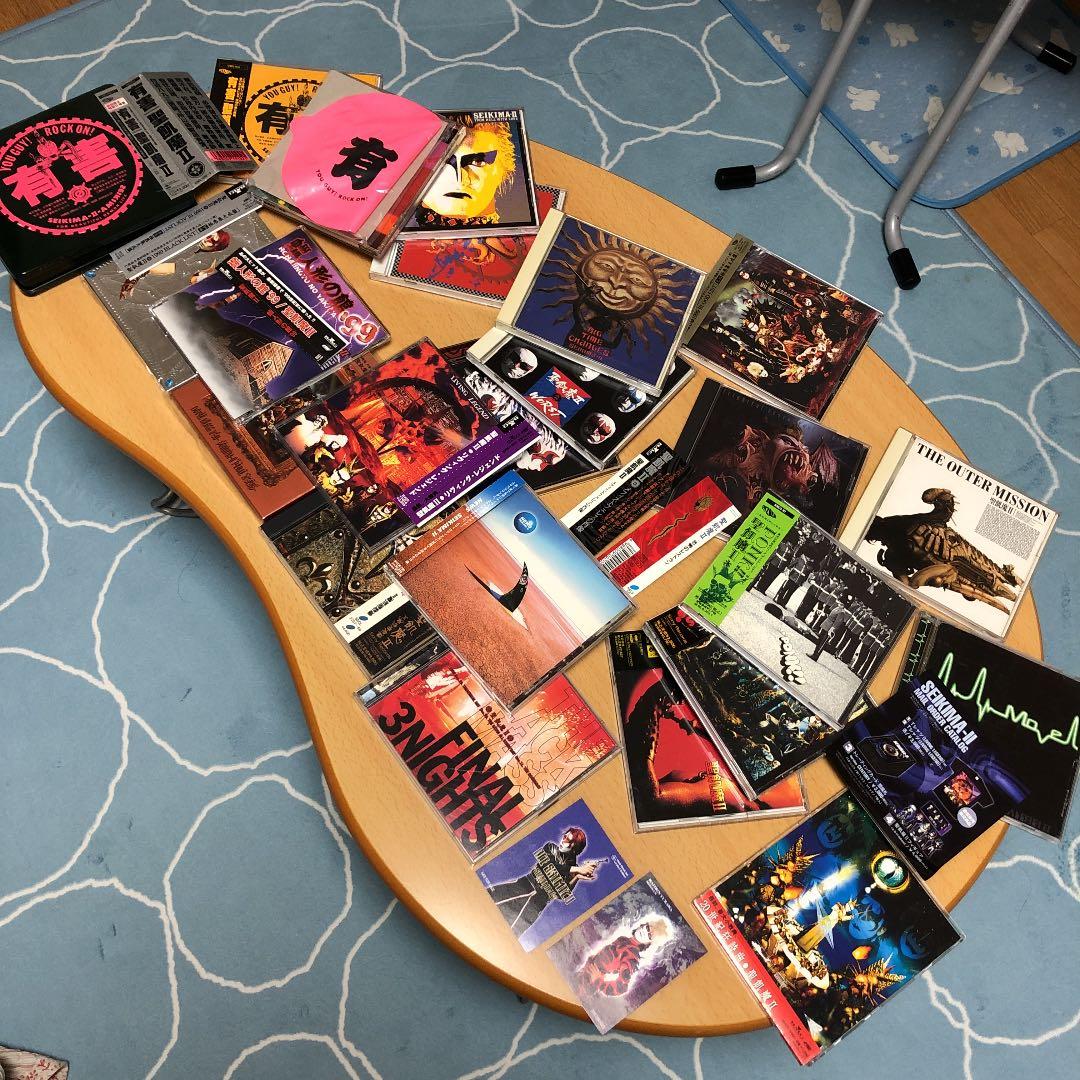 聖飢魔II CD約20枚、おまけトレカ2枚、本バラ2冊