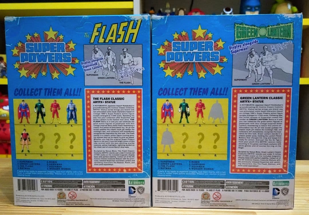 コトブキヤ　ARTFX+ スーパーパワーズ クラシックス　4セット　バットマン