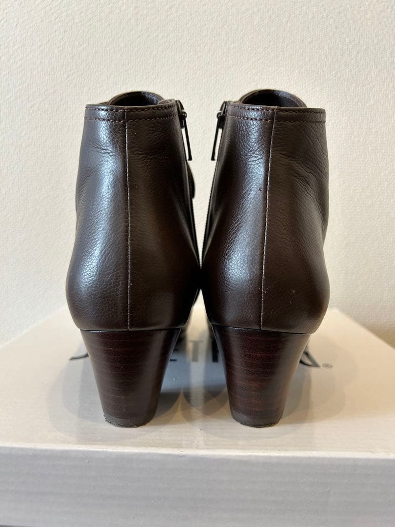 REGAL ダークブラウン レザー レースアップブーツ25cm