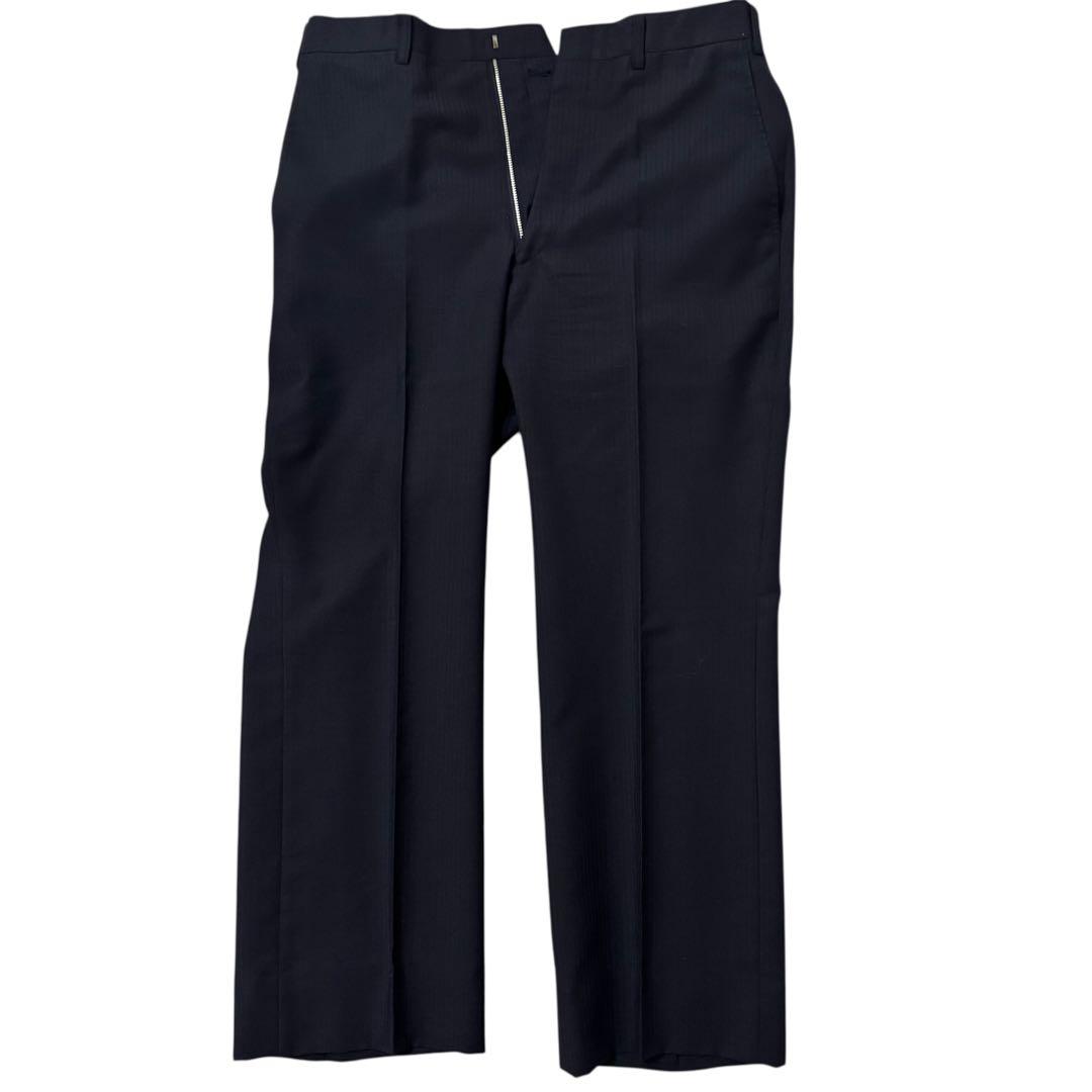 【美品】　Burberry スーツ　セットアップ　ネイビー モヘア　ストライプ