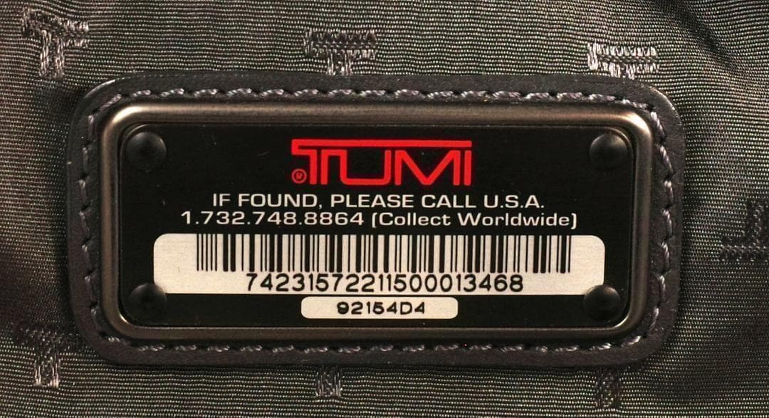 TUMI 92154G4.4(廃番）最高品質ナパレザー・ボーディング・トート