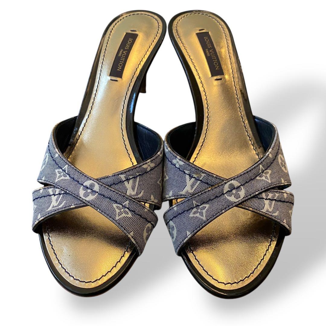 【未使用】LOUIS VUITTON モノグラム　ミュールサンダル　イディール