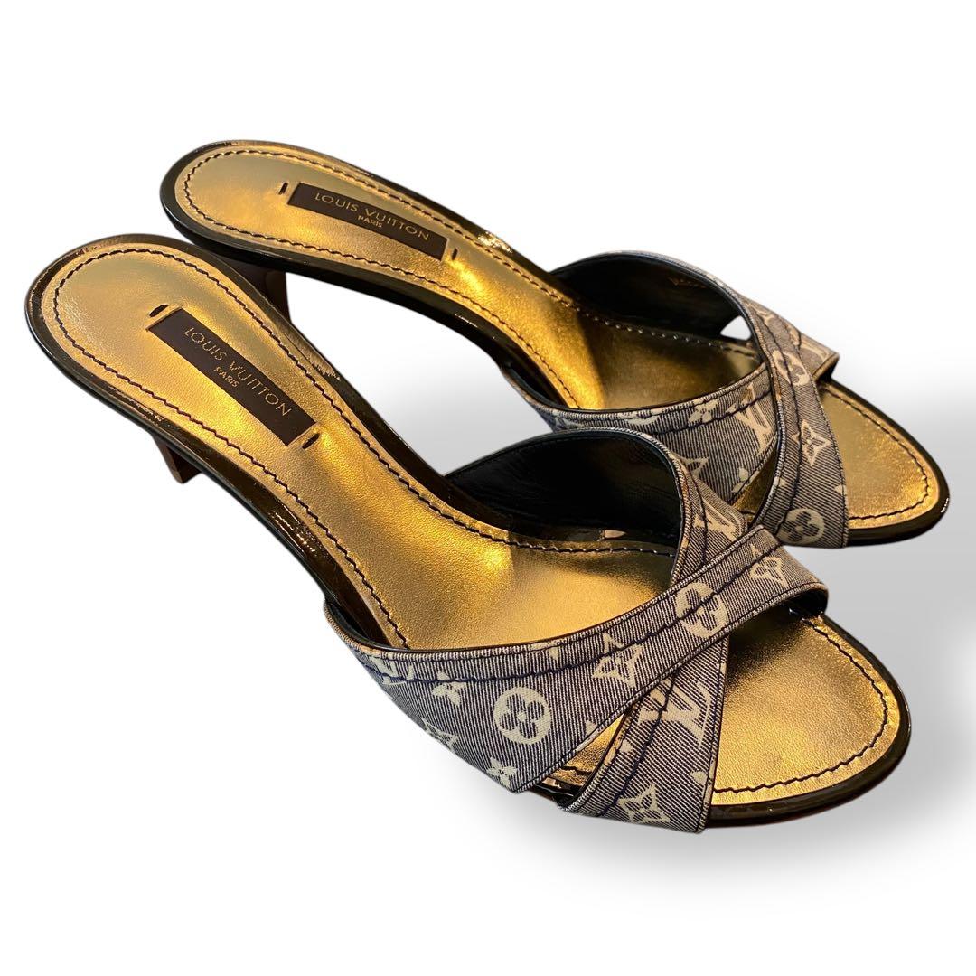 【未使用】LOUIS VUITTON モノグラム　ミュールサンダル　イディール