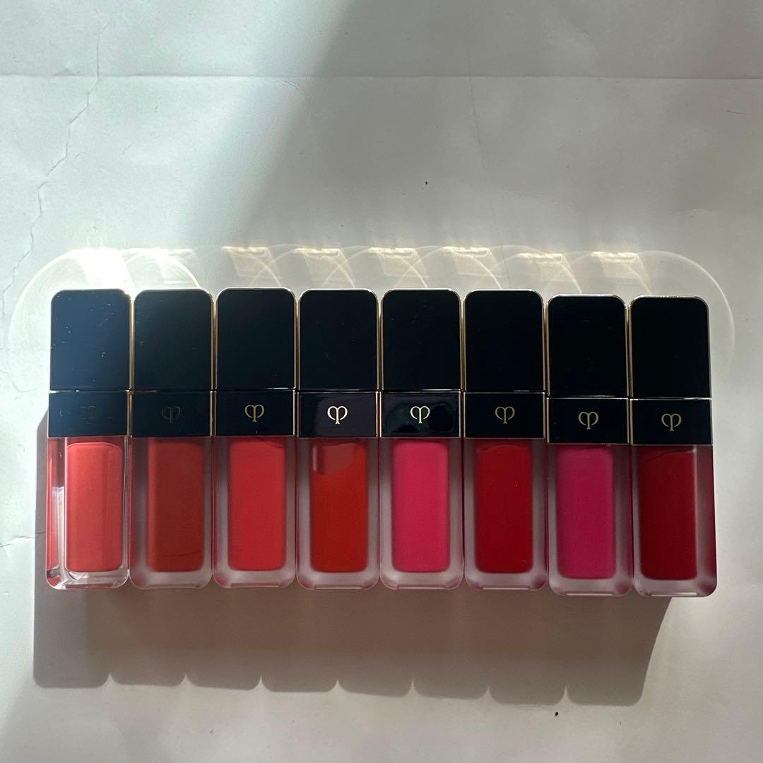 クレ・ド・ポーボーテ　レッド系マットリップ8本セット