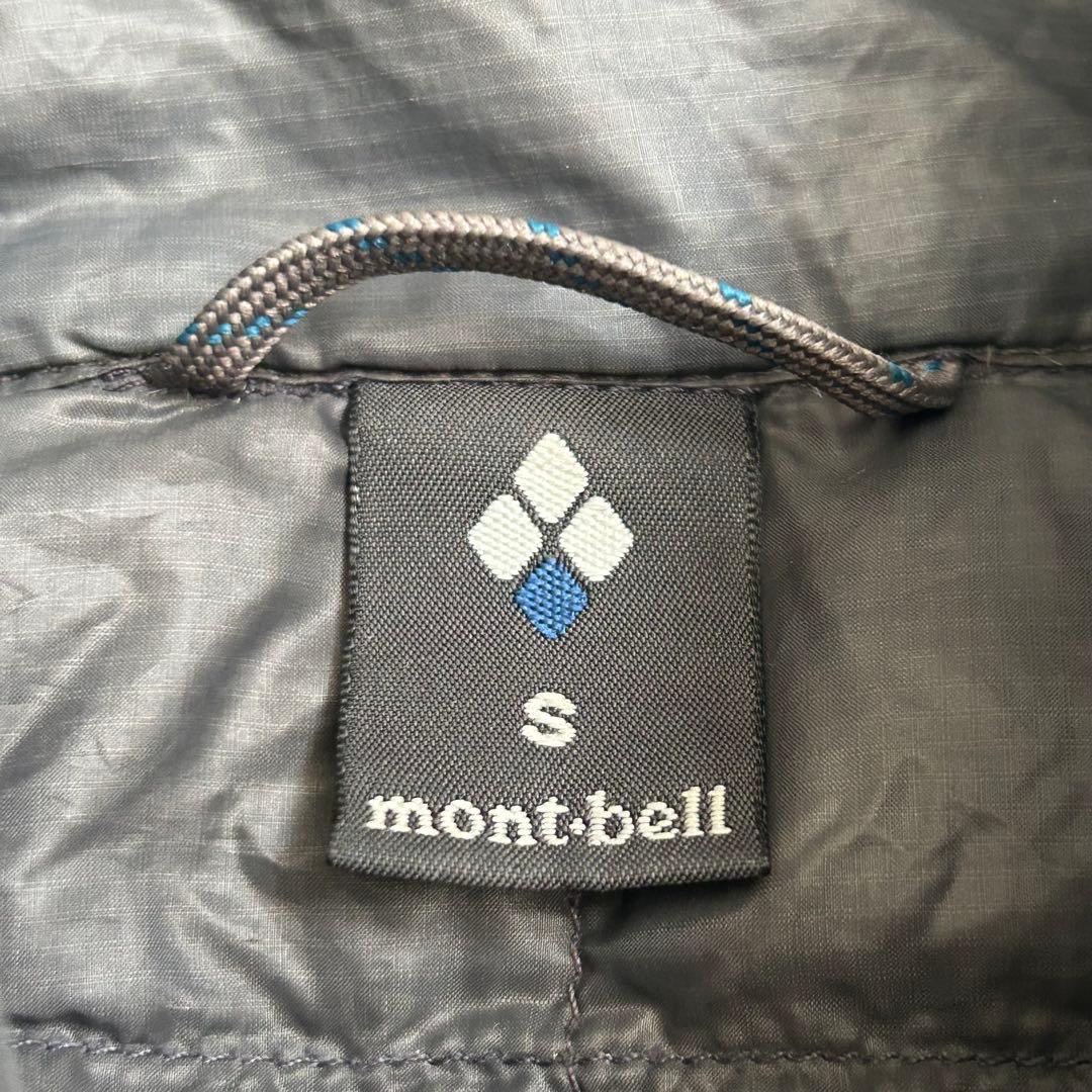 【人気モデル】mont-bell ライトダウンジャケット　襟刺繍　軽量　高品質