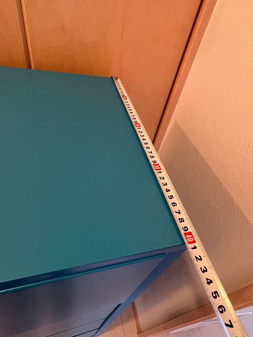 IKEA ノールドリ　NORDNI 木製チェスト　ブルー