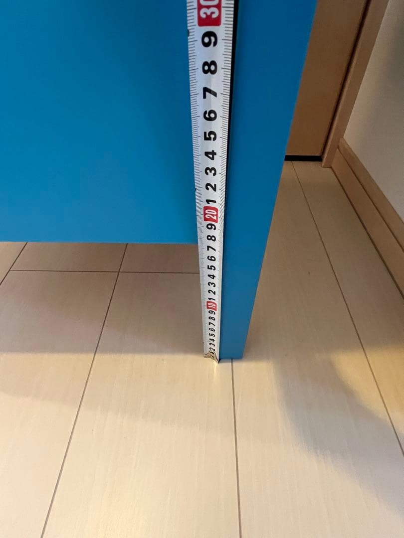 IKEA ノールドリ　NORDNI 木製チェスト　ブルー