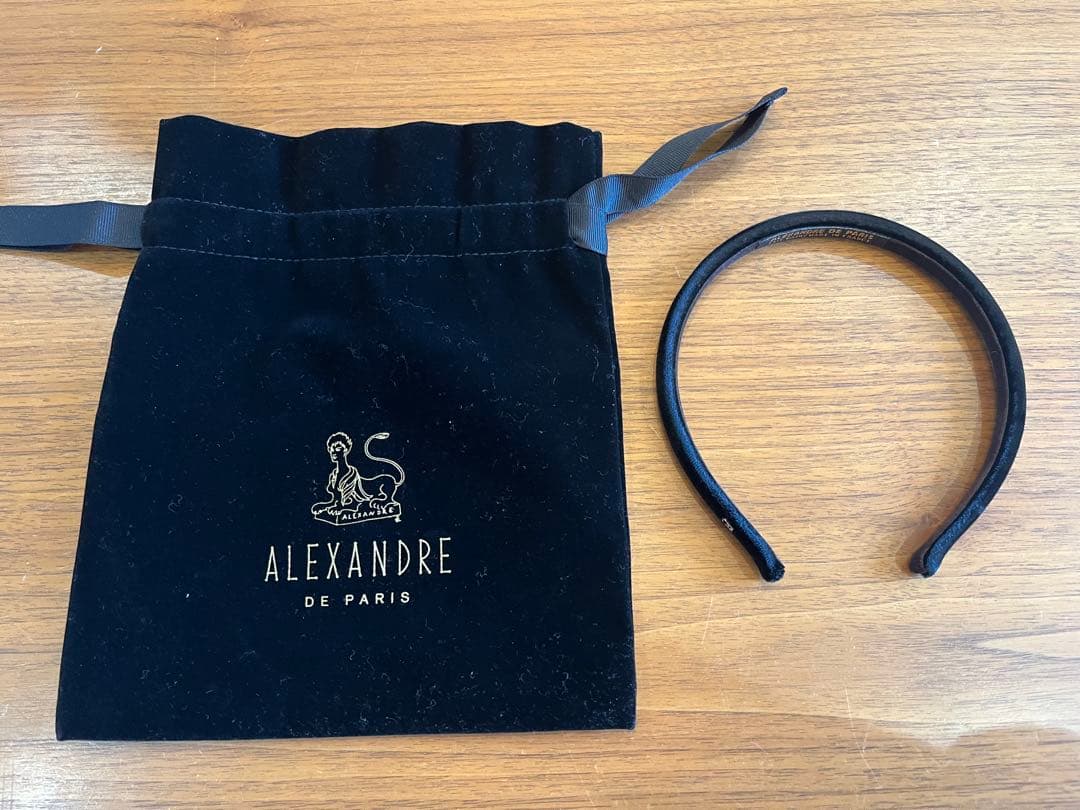 【美品】Alexandre de Paris ベロア カチューシャ