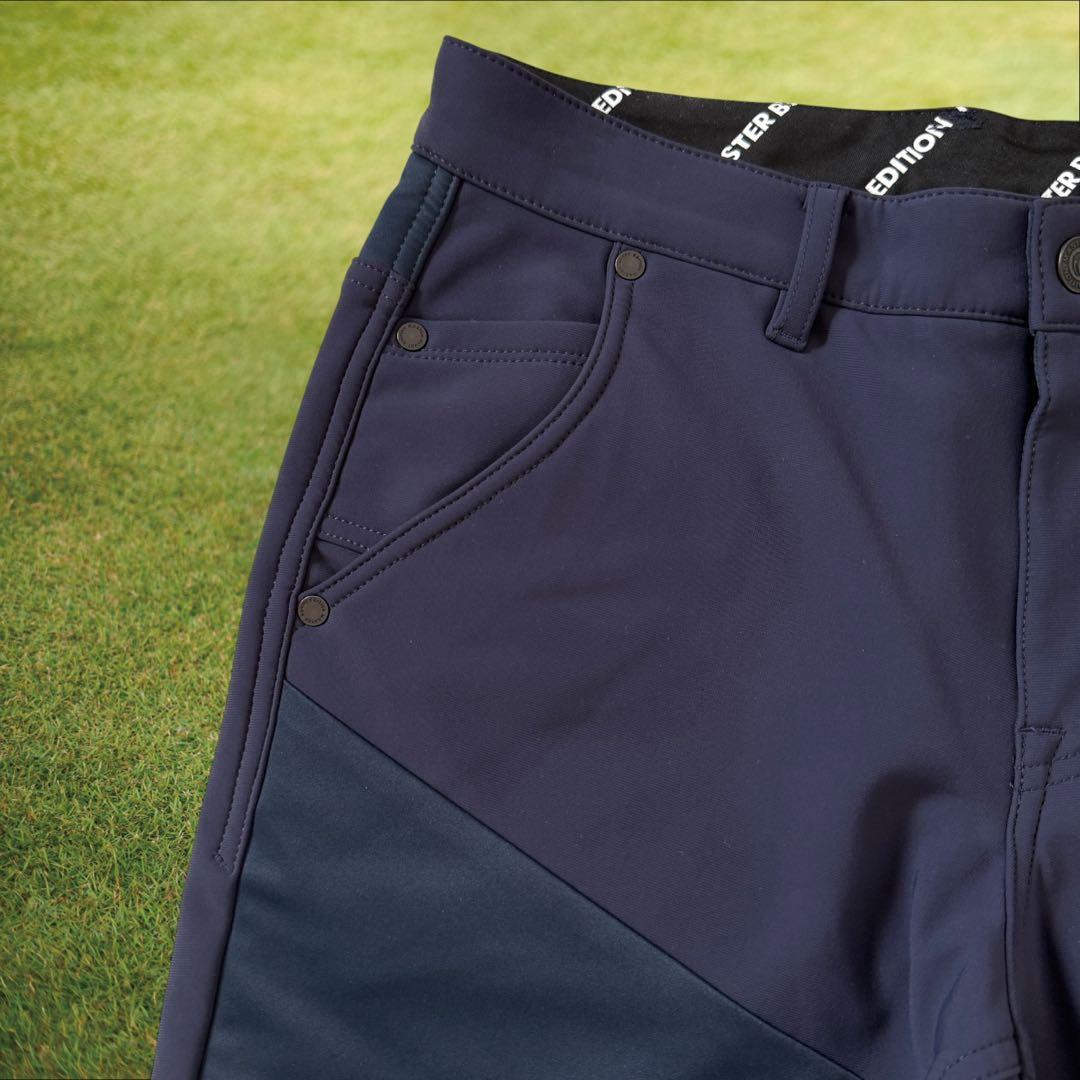 裏起毛　マスターバニー　パンツ　3 S ネイビー　黒　紺　暖パン　ウォームパンツ