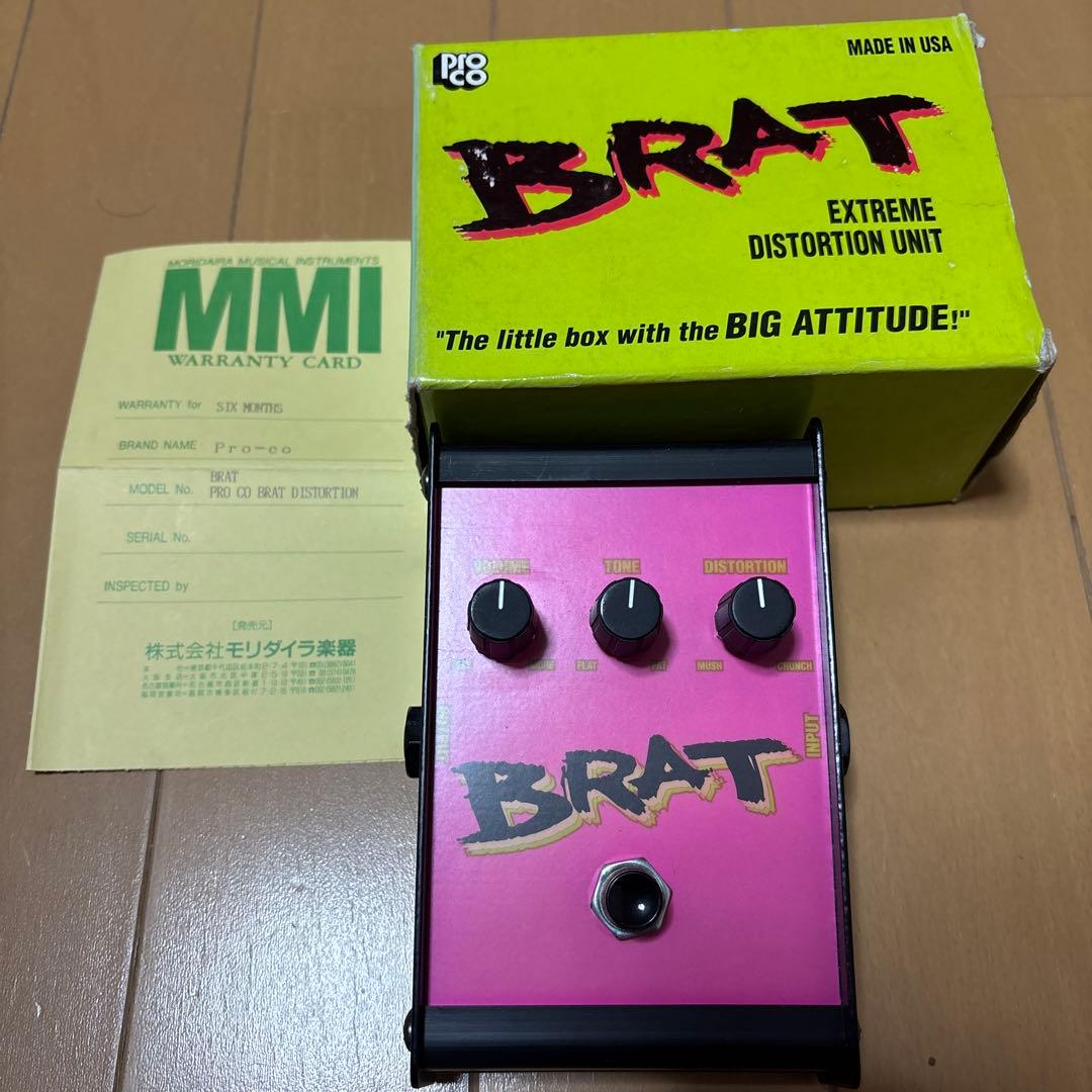Pro Co BRAT Distortion 箱付き