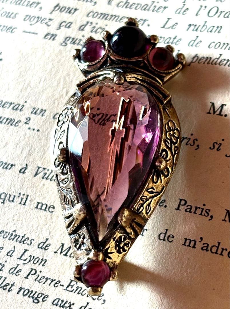 3390ヴィンテージ☆英国/MIRACLE/Luckenbooth/ブローチ