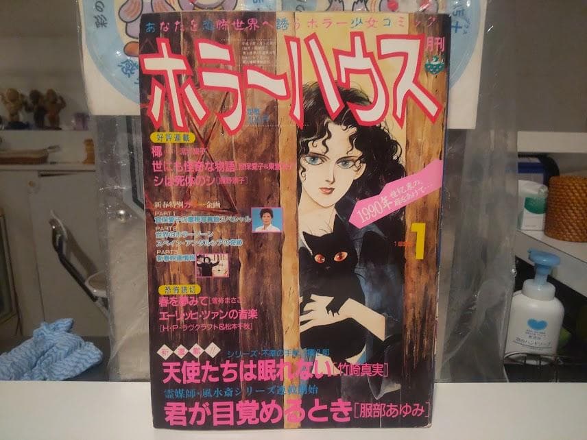 廃版★レトロ★1990年 幽霊 心霊 恐怖 少女漫画 雑誌 ホラーハウス 4冊