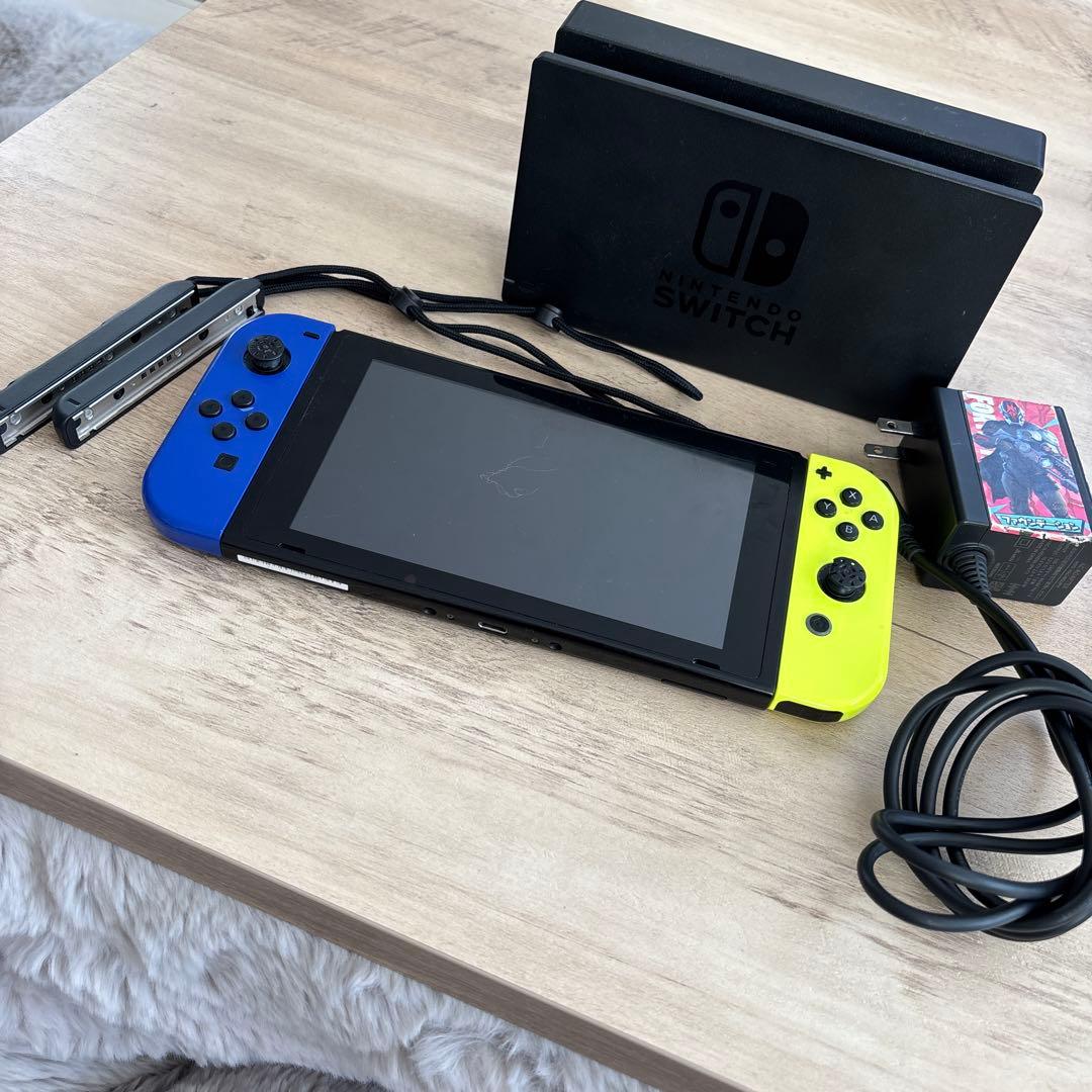 最終値下 Nintendo Switch 本体 青と黄のJoy-Con