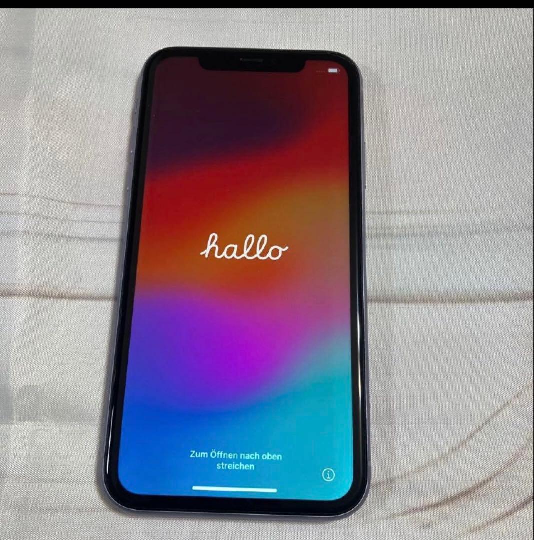 iPhone11本体 64GB バッテリー最大容量92% パープル