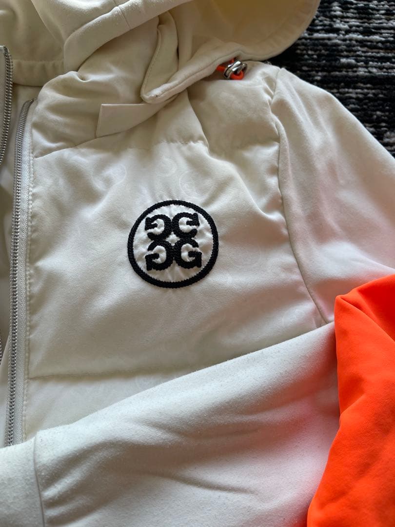 G/FORE ホワイトジャケットとオレンジハイネックセット