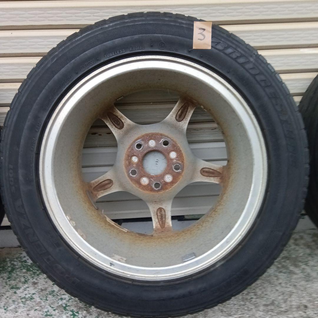 ホンダS2000用の純正ホイールタイヤ4本セット