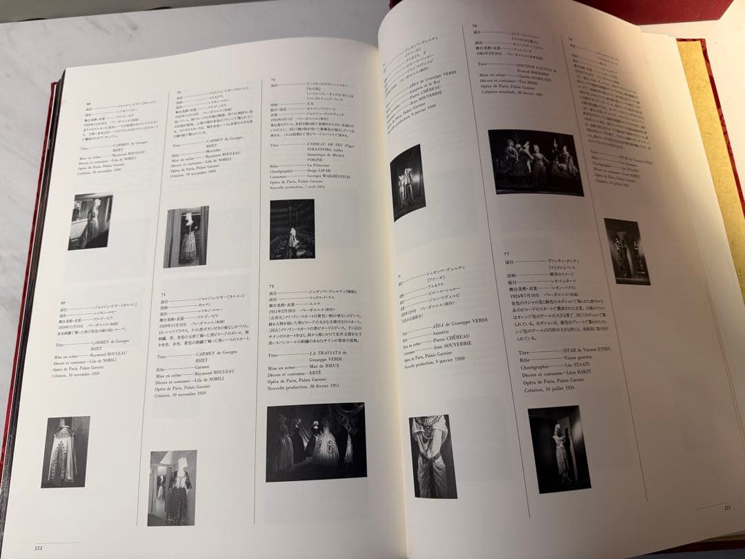 OPÉRA de PARIS 3冊セット｜田原桂一 写真集(確認用)