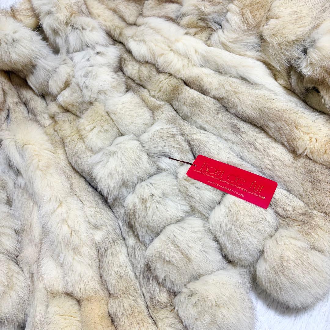 SAGA FOX スーパークオリティ フォックスファー 毛皮コート L タグ付き