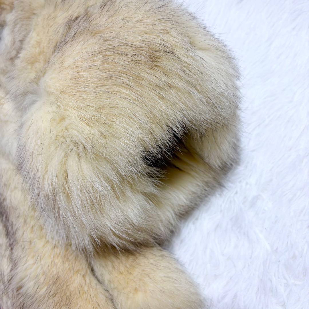 SAGA FOX スーパークオリティ フォックスファー 毛皮コート L タグ付き