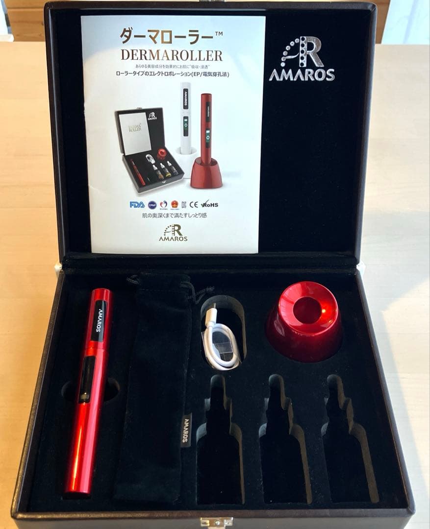 EMS美顔器　アマロス ダーマローラー AMAROS　イオン導入