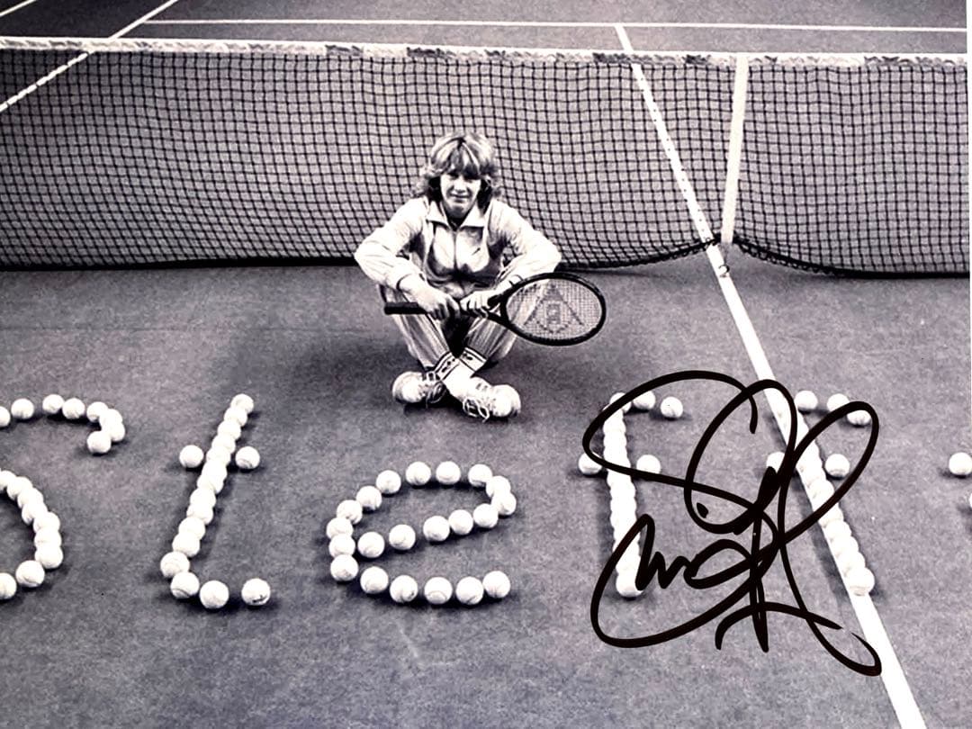 シュテフィ・グラフ直筆サイン入り超大型写真…