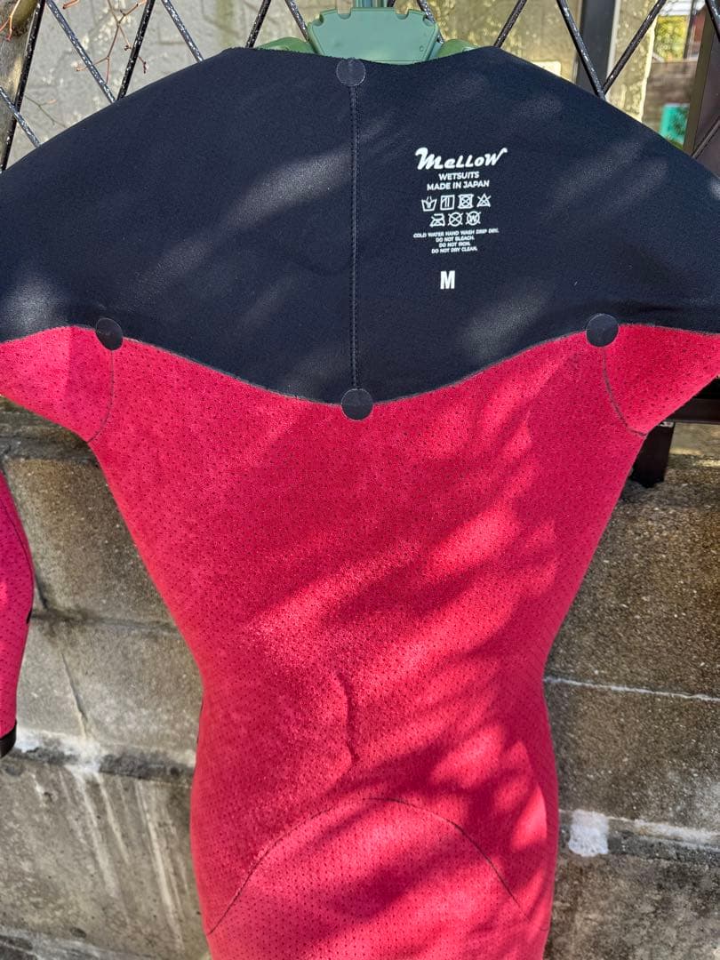 【Mellow】セミドライALL3.5mm 裏起毛ジャージ素材　M 黒