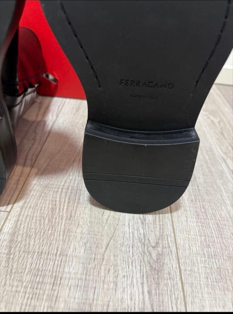FERRAGAMO ブラック ショートブーツ　23.5 新品