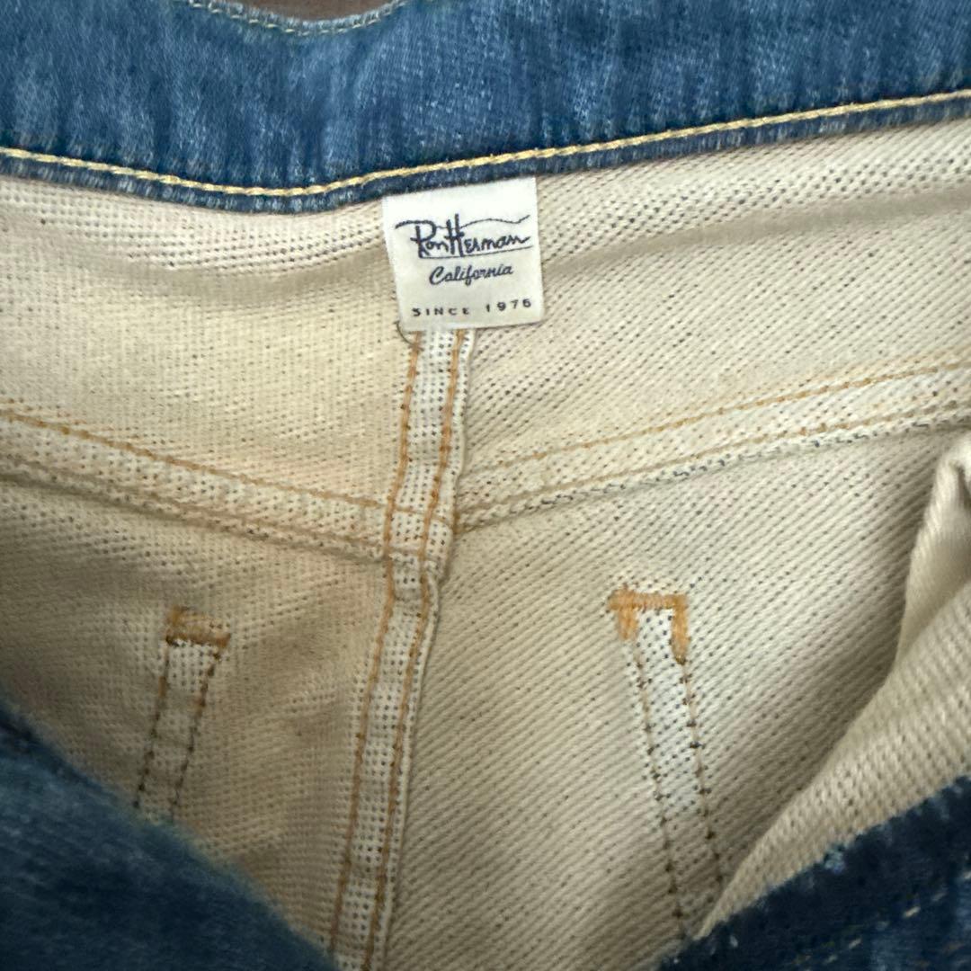 Ron Herman/ロンハーマン ニットデニムパンツ テーパード 美品