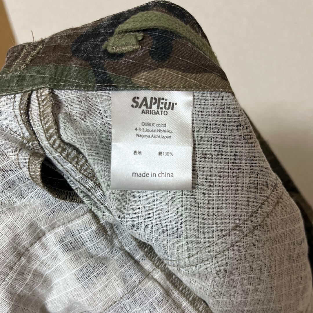 ご*ら様 SAPEur カモフラ カーゴパンツ 迷彩 サプール XL