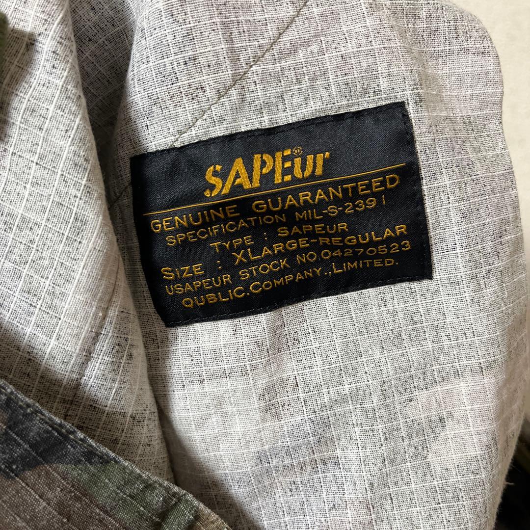 ご*ら様 SAPEur カモフラ カーゴパンツ 迷彩 サプール XL