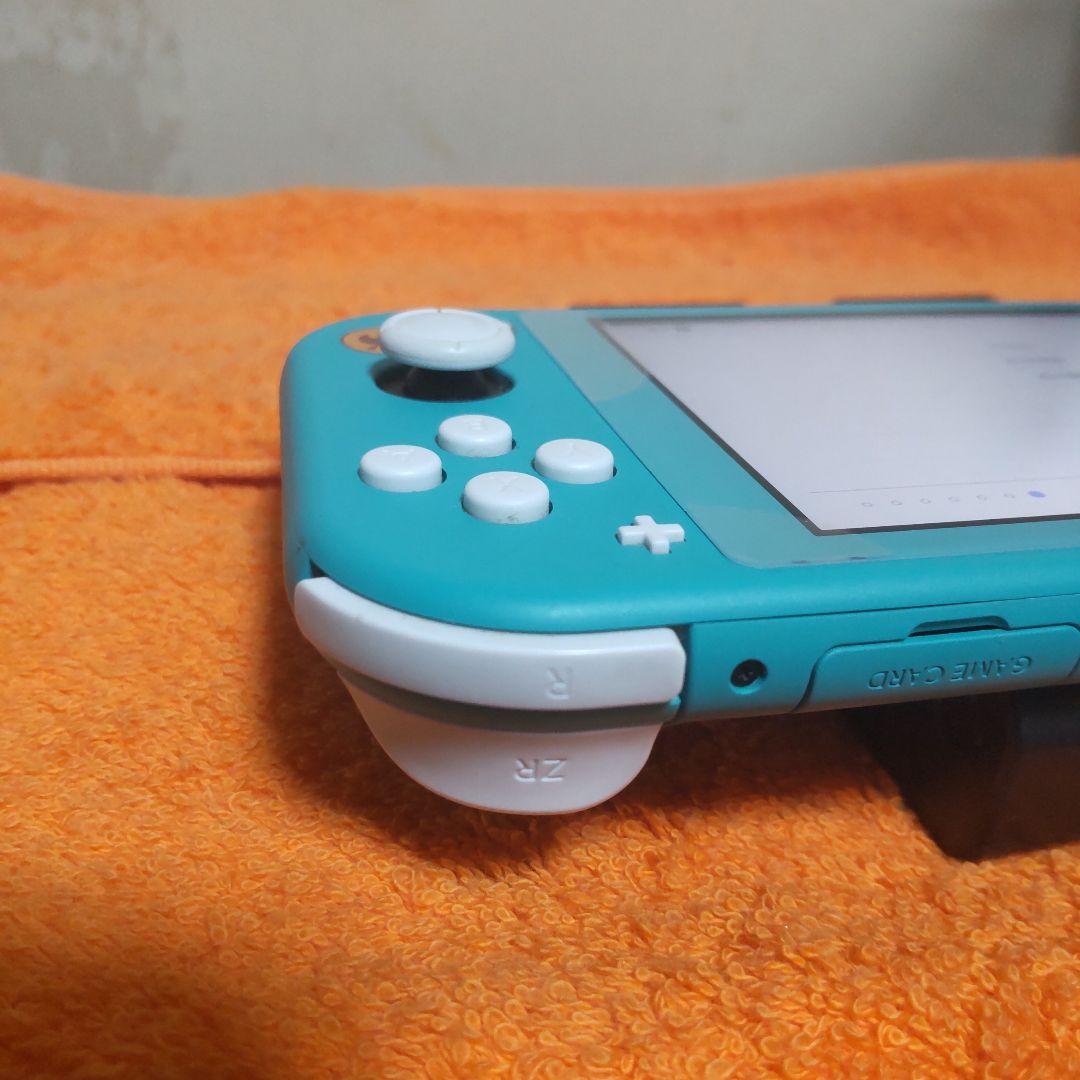 Nintendo Switch Lite ターコイズ 動物デザイン