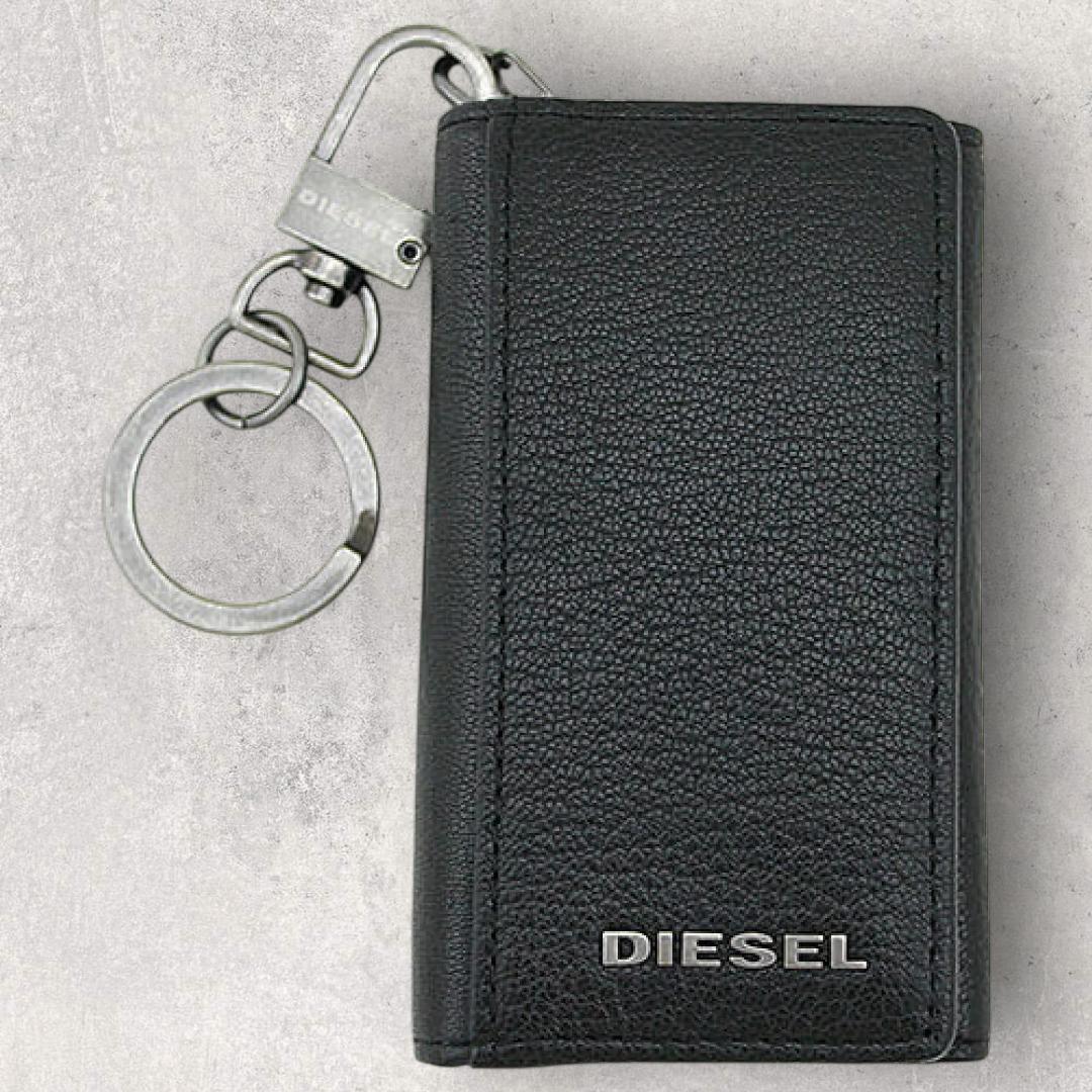 新品未使用 DIESEL ディーゼル 6連ブラック キーケース レザー 本革