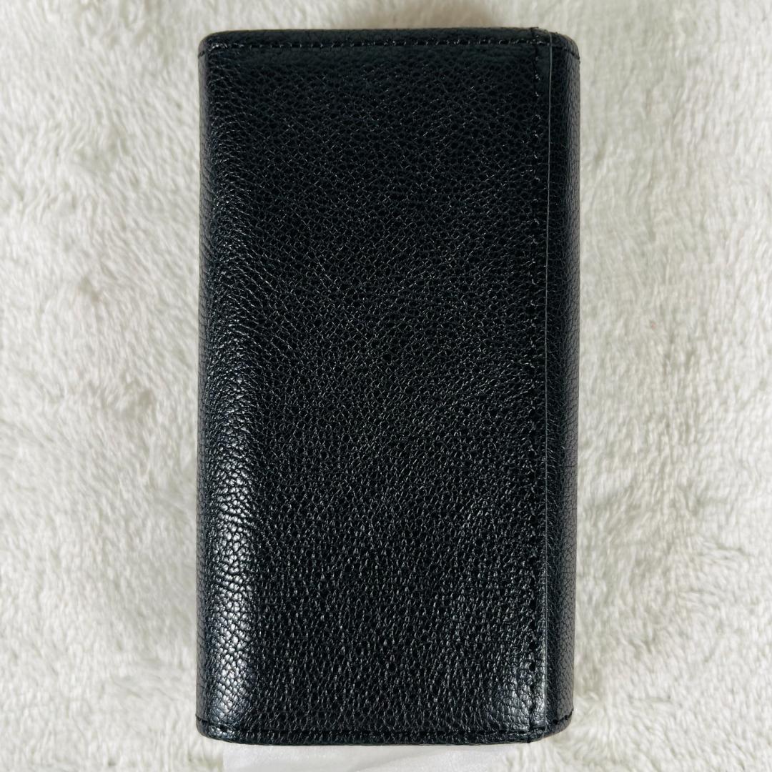 新品未使用 DIESEL ディーゼル 6連ブラック キーケース レザー 本革