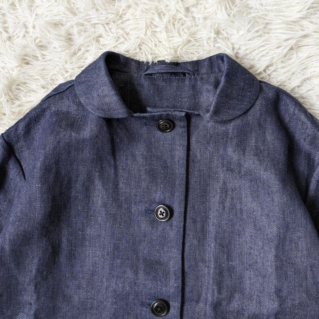 アトリエダンタン　Moreau ヘンプデニムジャケット　インディゴ　サイズ0