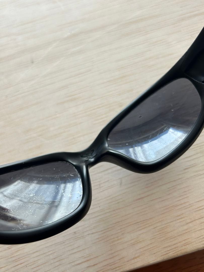 OAKLEY オークリー　USA製サングラス　ブラック　レンズ劣化あり