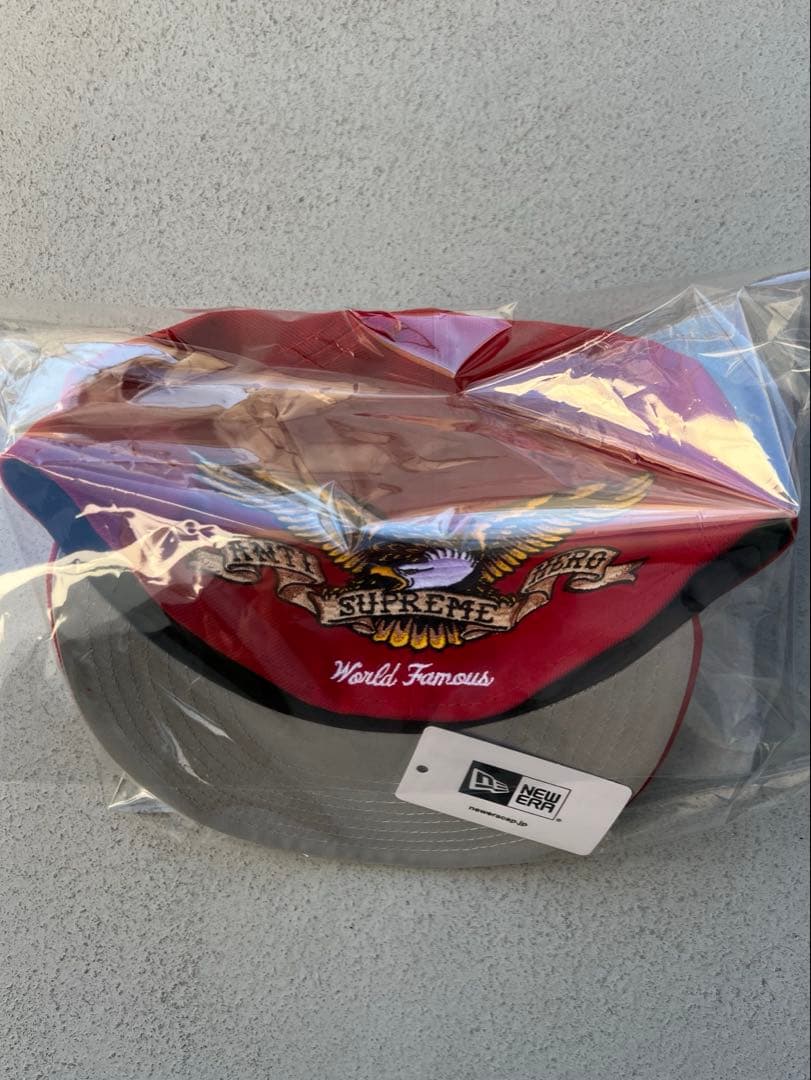 帽子 SUPREME ANTIHERO New Era RED 7 3/8