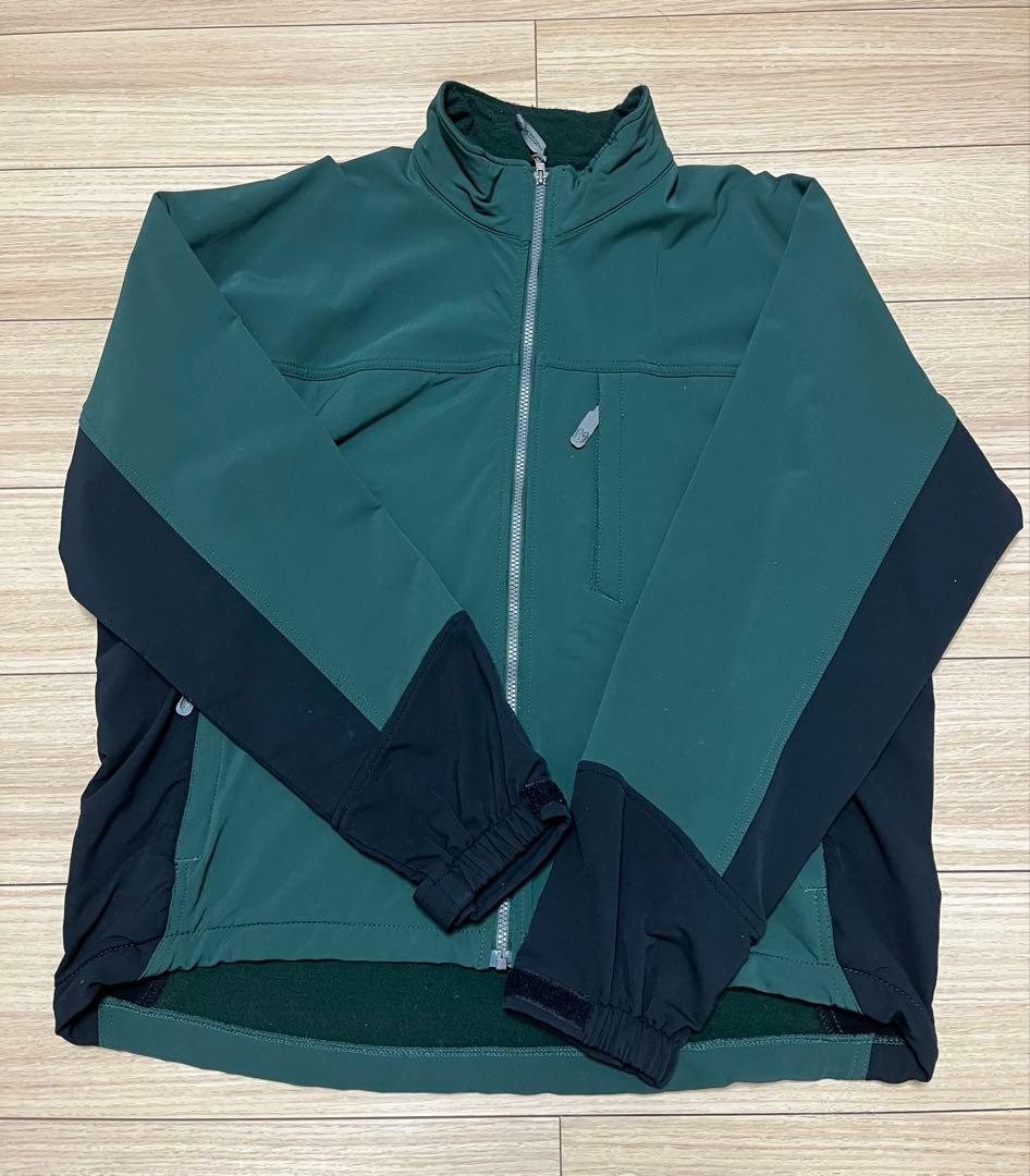 IBEX フルジップジャケットXL グリーン×ブラック 〈20年前モデル〉