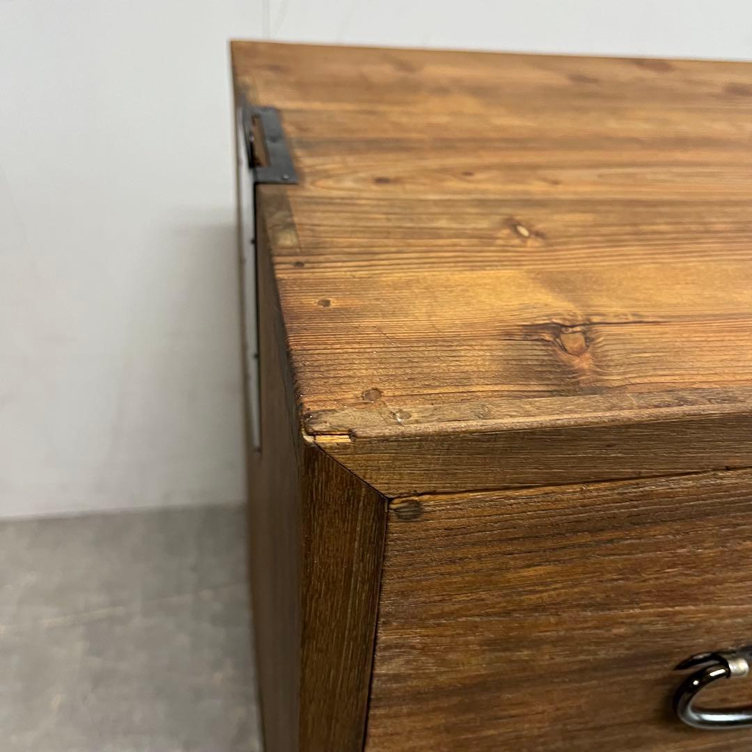 アンティーク チェスト 箪笥 桐 杉 テレビ台 無垢材 昭和レトロ z463