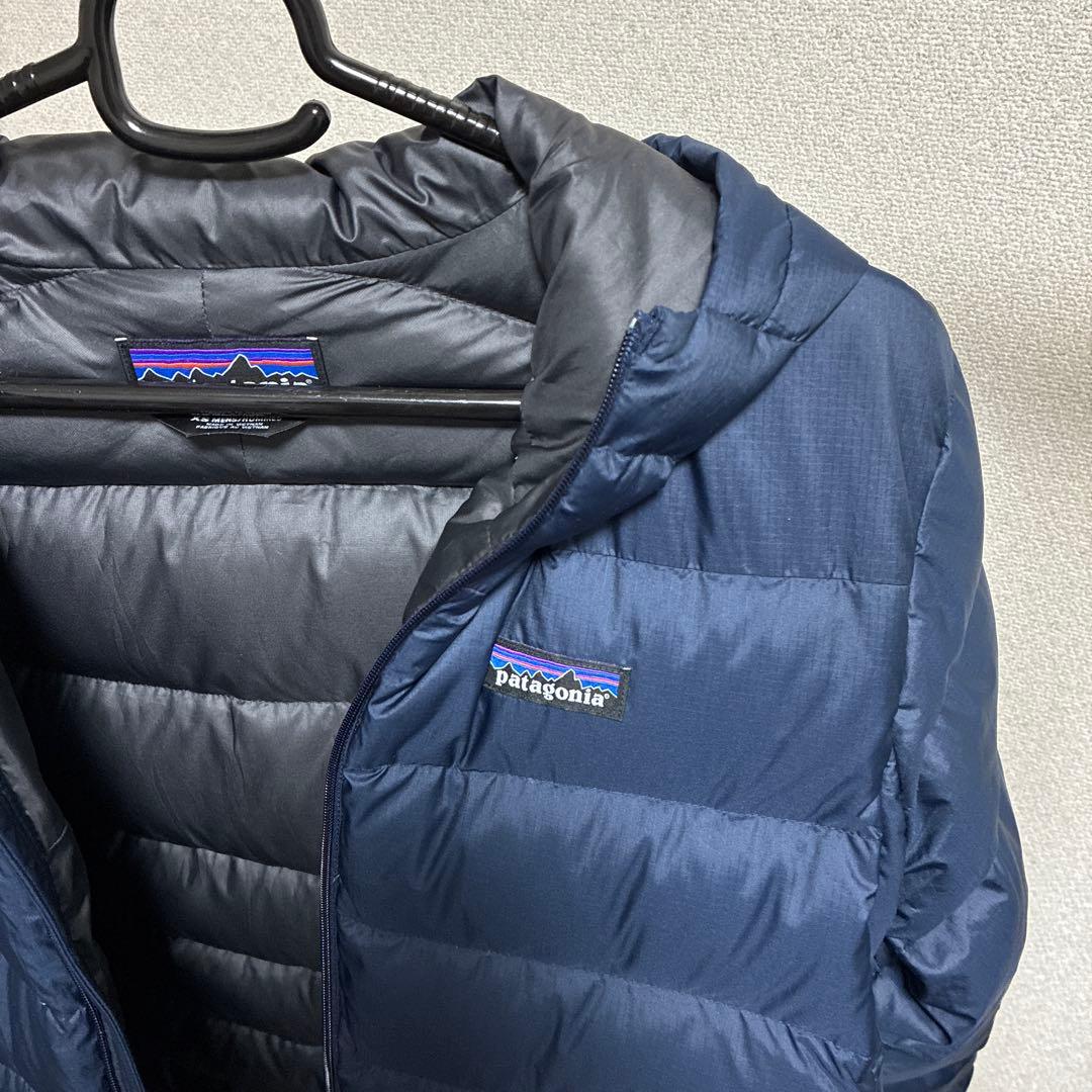 ハイロフトダウンフーディ　ネイビー　XS