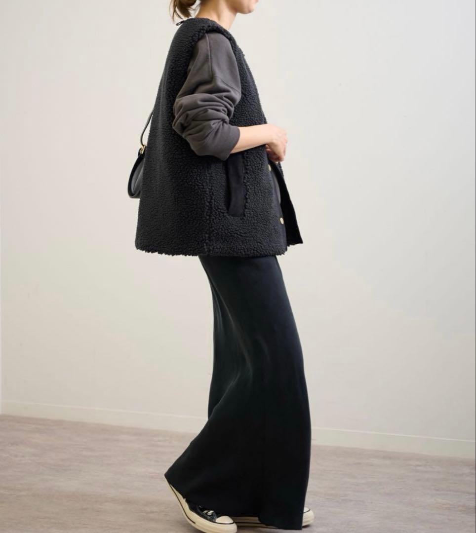 Barbour ボアベスト ブラック