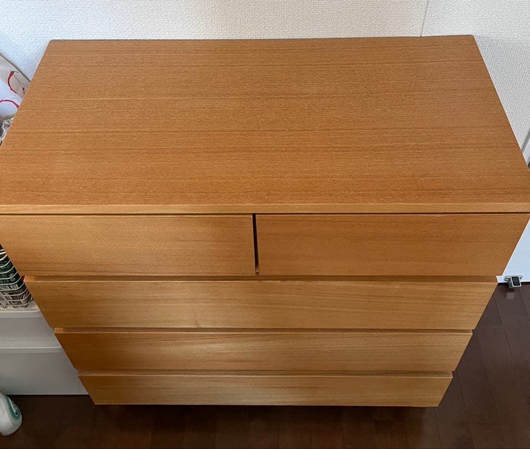 無印良品　木製チェスト4段