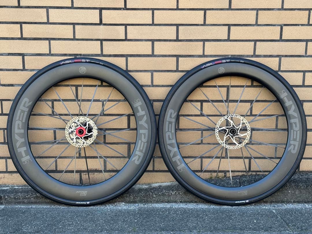 美品　HYPER カーボンホイール ホイール　D67 DISC カーボンホイール