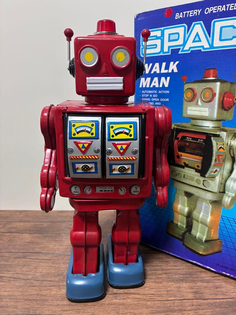 ブリキロボット電動歩行SPACE WALK MAN