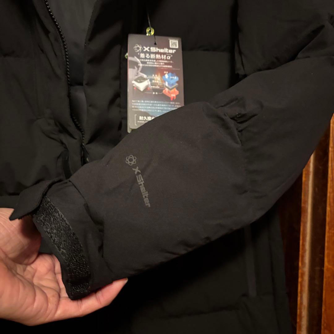 エックスシェルター(R)断熱αプレミアムギガパフダウンコート ブラック LL