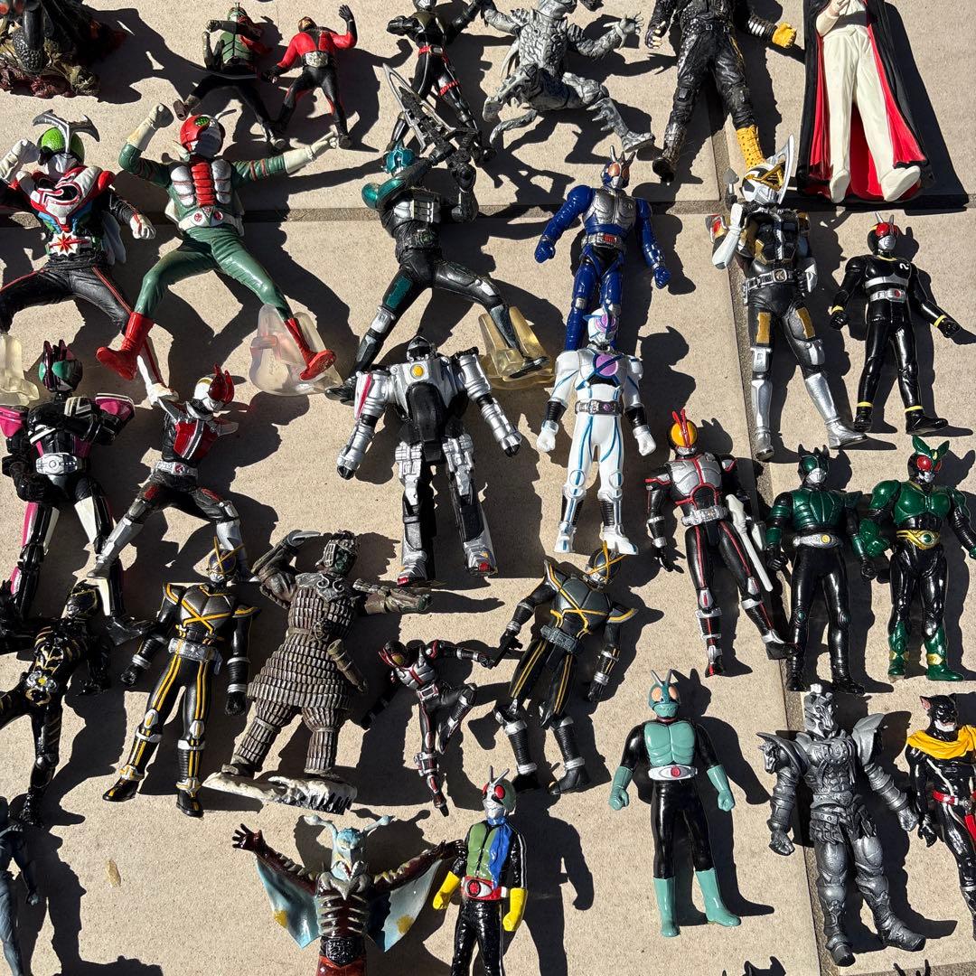 仮面ライダー フィギュアセット 約100体以上　レトロ