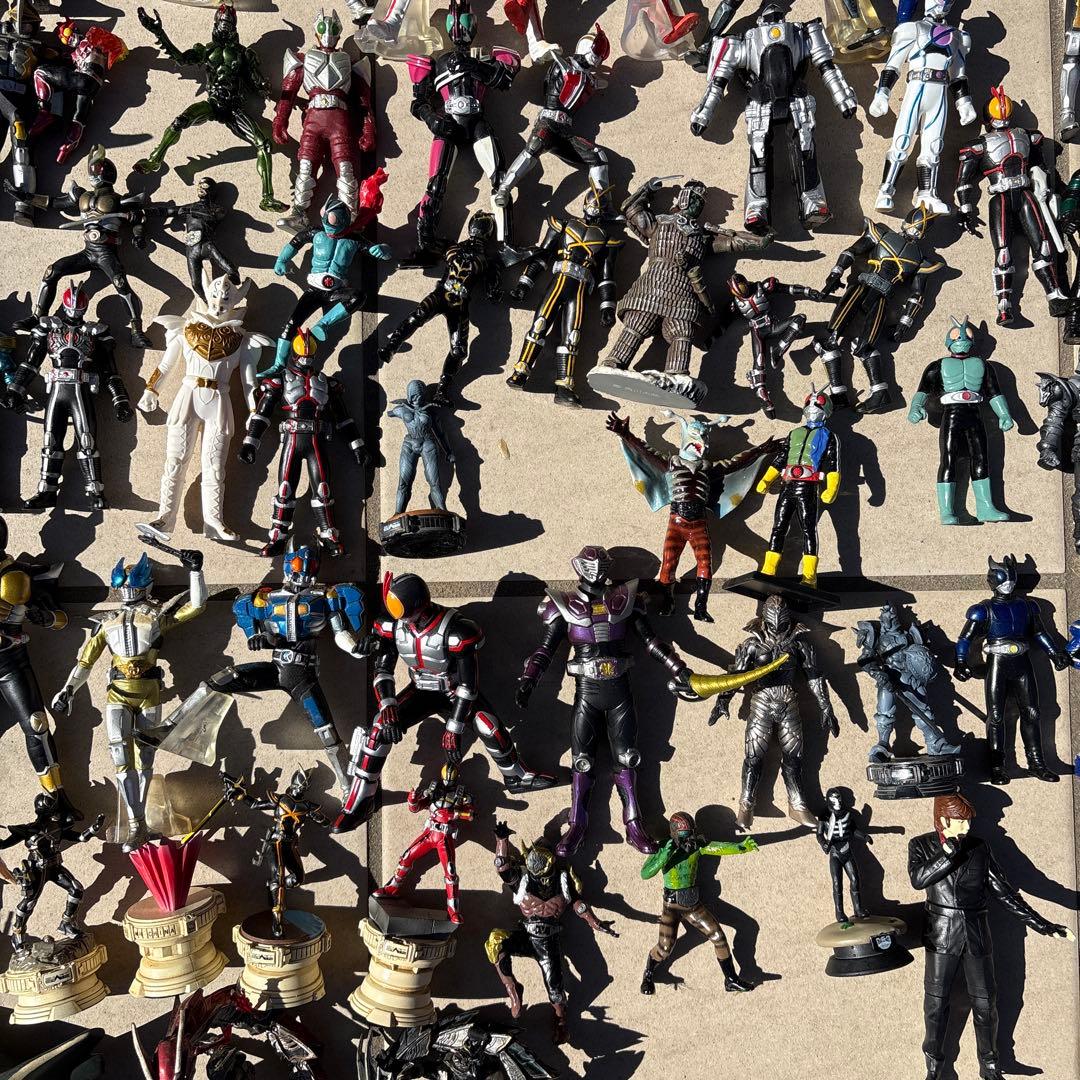 仮面ライダー フィギュアセット 約100体以上　レトロ
