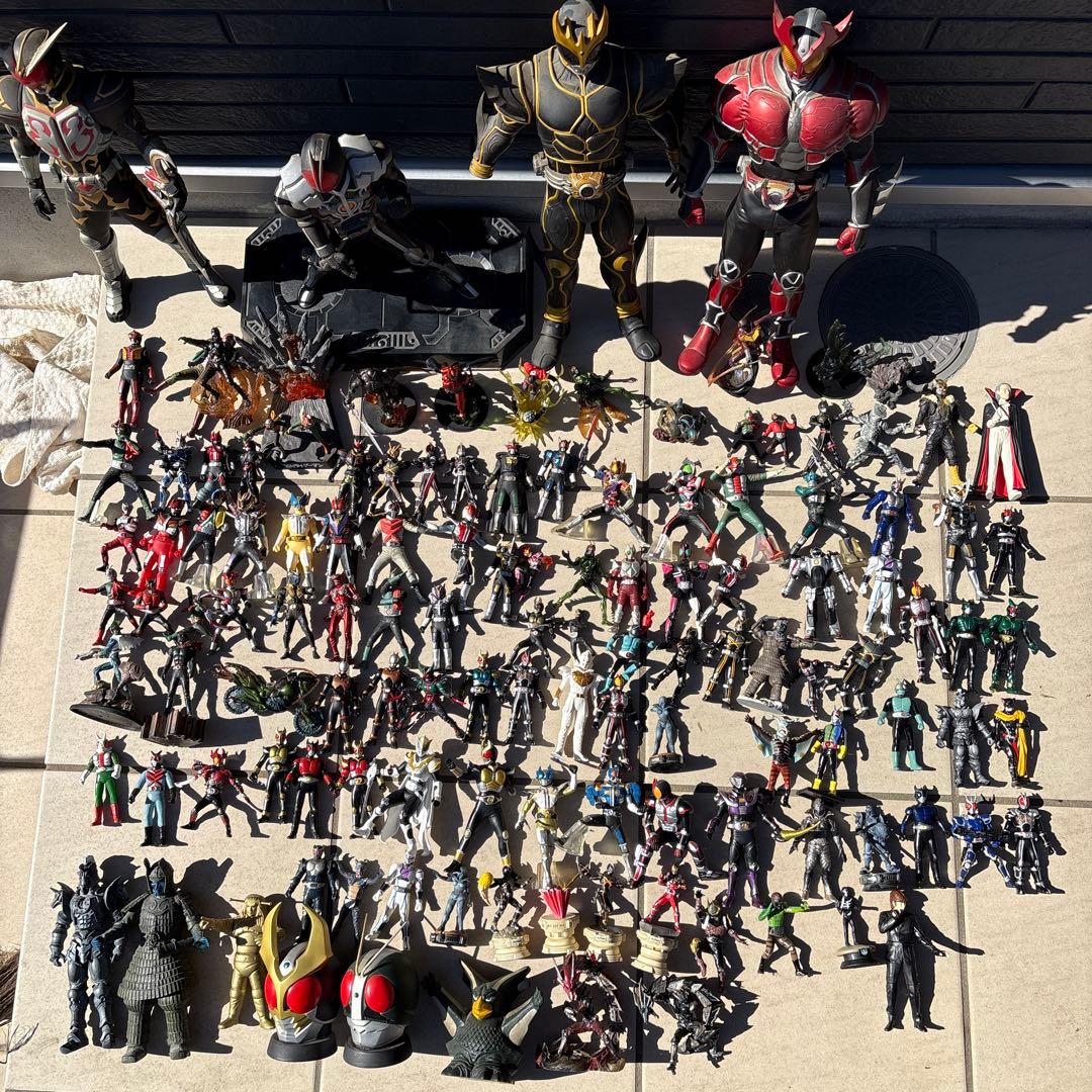 仮面ライダー フィギュアセット 約100体以上　レトロ