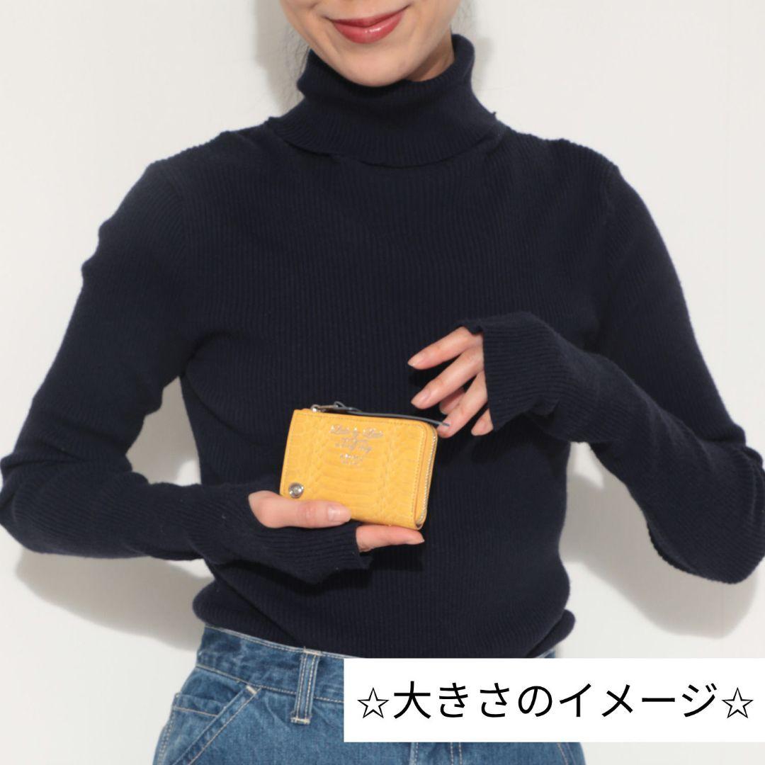 ADMJ スネークレザー エリーゼ スマートパース 財布 ミニウォレット 美品❣