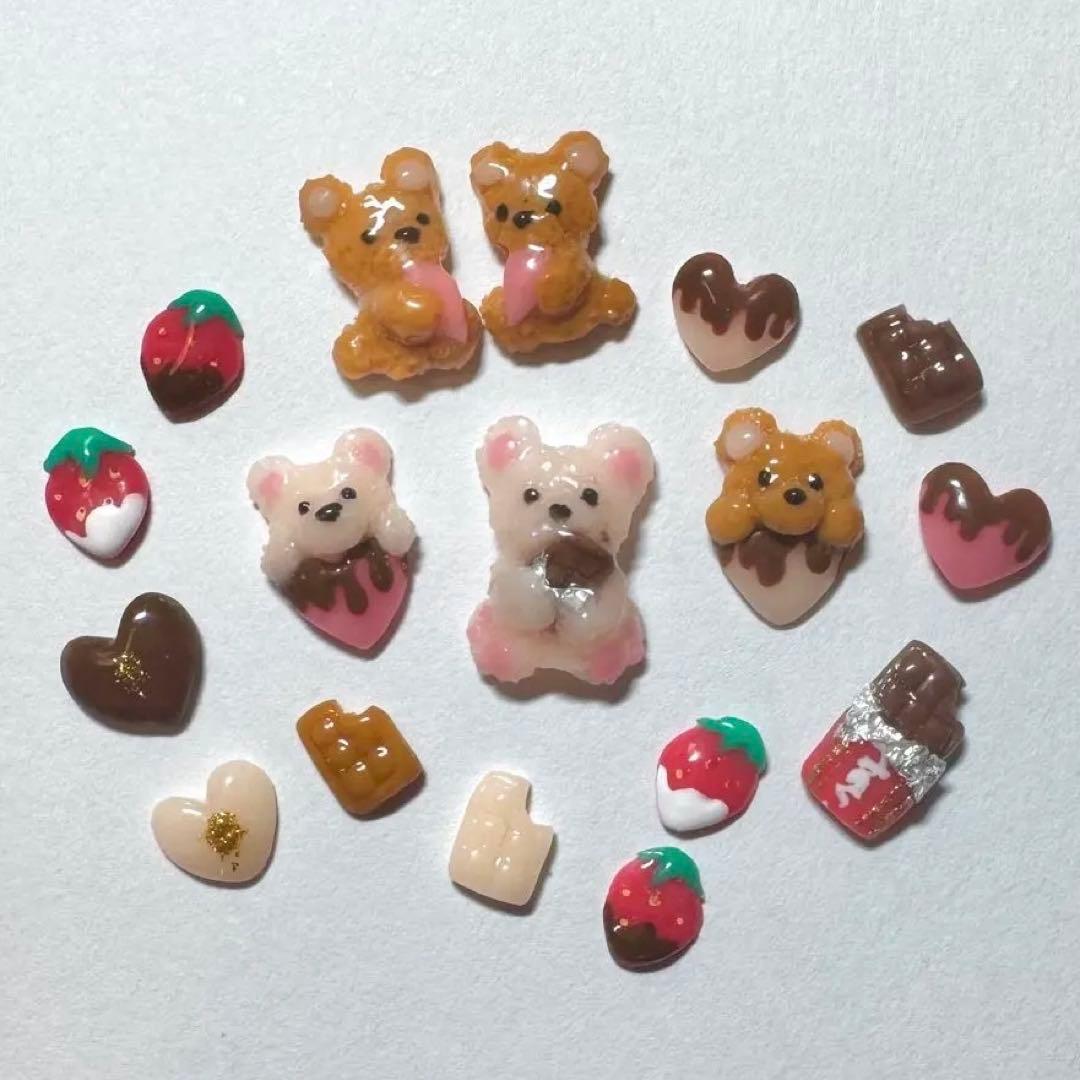 ♡バレンタイン 3Dネイルパーツ オーダーページ♡