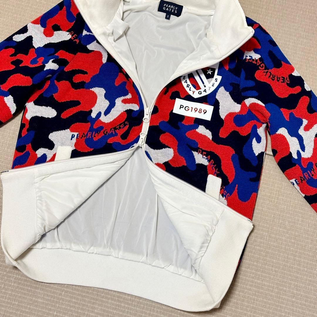 【極美品】パーリーゲイツ 蓄熱 ニット ブルゾン サイズ0